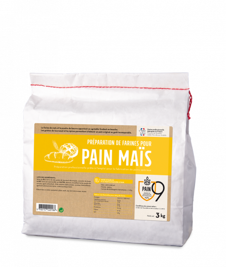 Farines pour pain au MAÏS - 3 kg